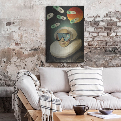 Luxe Metal Art 'Virtual Reality' by Elo Marc, Metal Wall Art,24x36