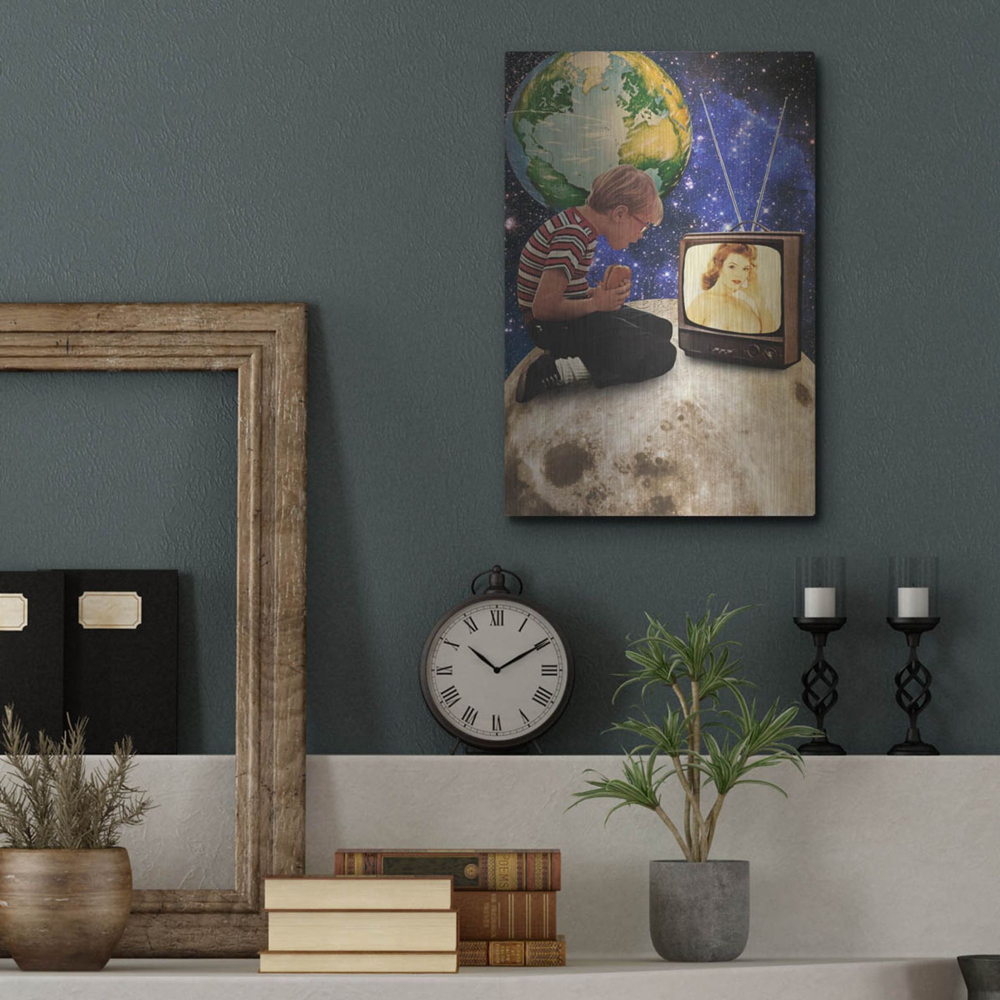 Luxe Metal Art 'Xposed' by Elo Marc, Metal Wall Art,12x16