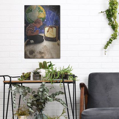 Luxe Metal Art 'Xposed' by Elo Marc, Metal Wall Art,12x16