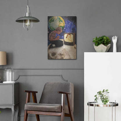 Luxe Metal Art 'Xposed' by Elo Marc, Metal Wall Art,16x24