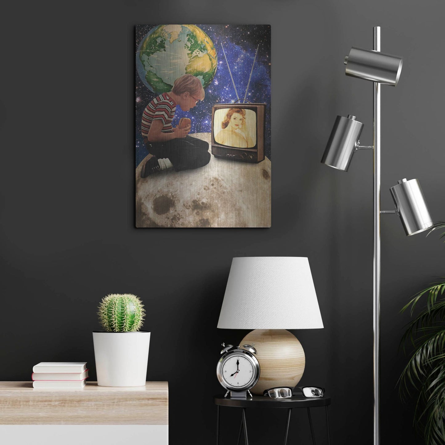 Luxe Metal Art 'Xposed' by Elo Marc, Metal Wall Art,16x24