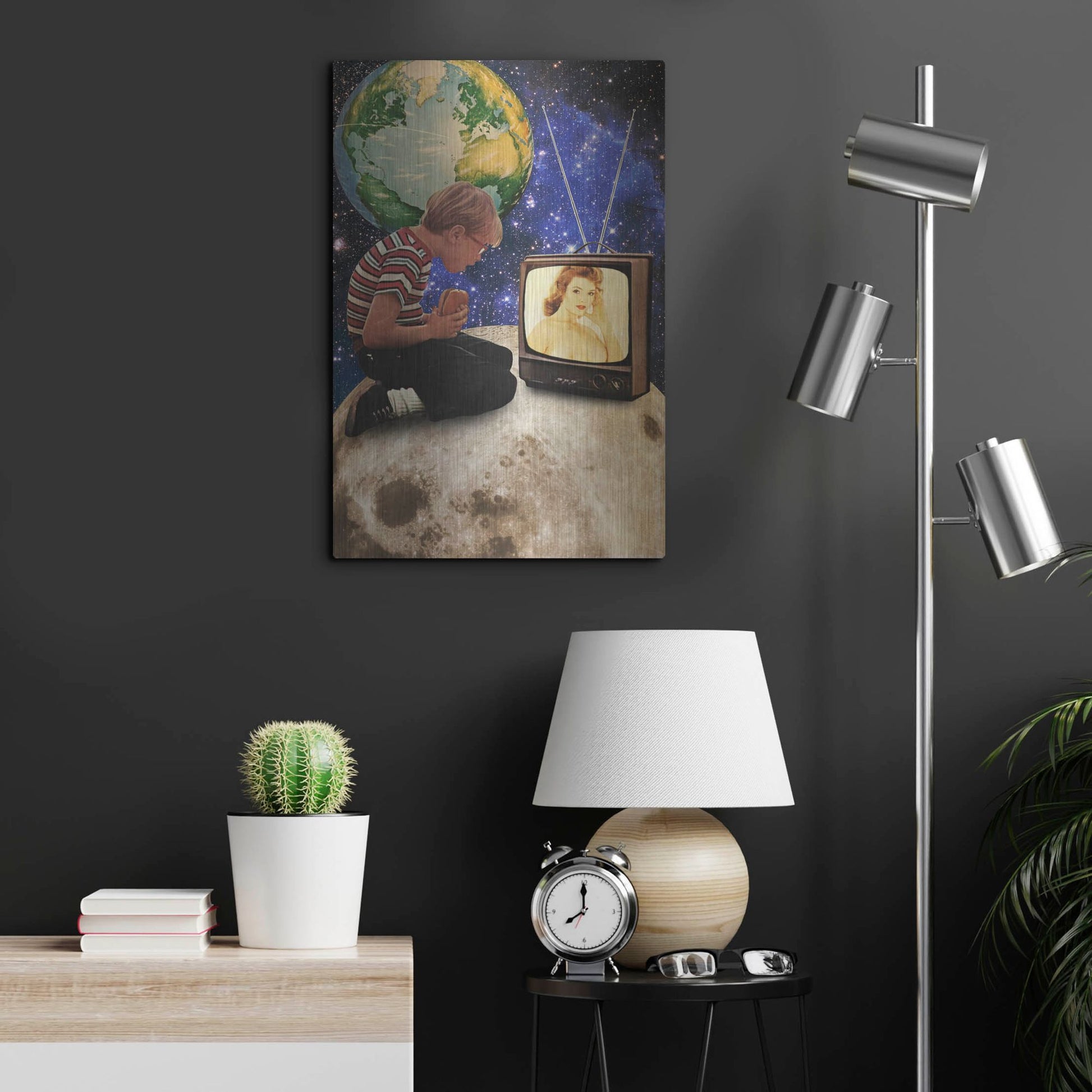 Luxe Metal Art 'Xposed' by Elo Marc, Metal Wall Art,16x24