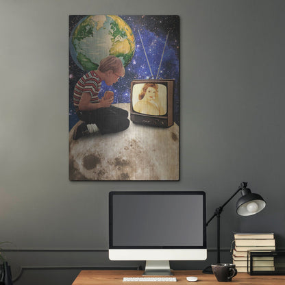 Luxe Metal Art 'Xposed' by Elo Marc, Metal Wall Art,24x36