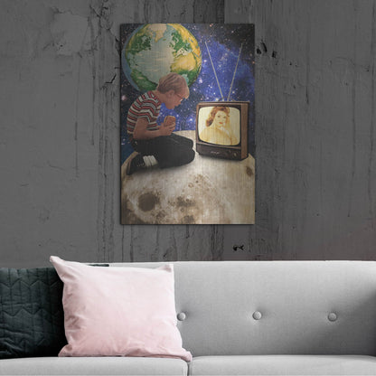 Luxe Metal Art 'Xposed' by Elo Marc, Metal Wall Art,24x36