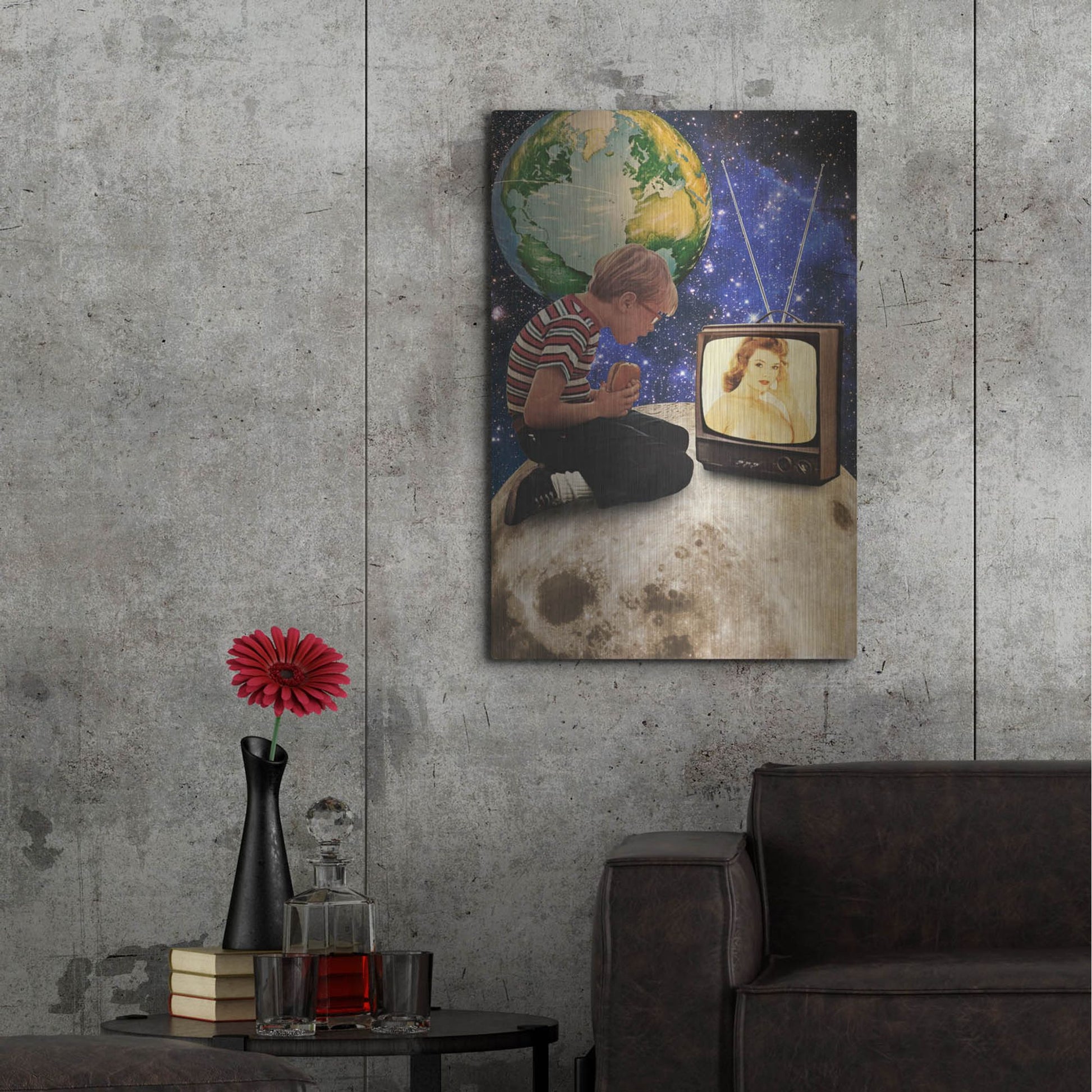 Luxe Metal Art 'Xposed' by Elo Marc, Metal Wall Art,24x36