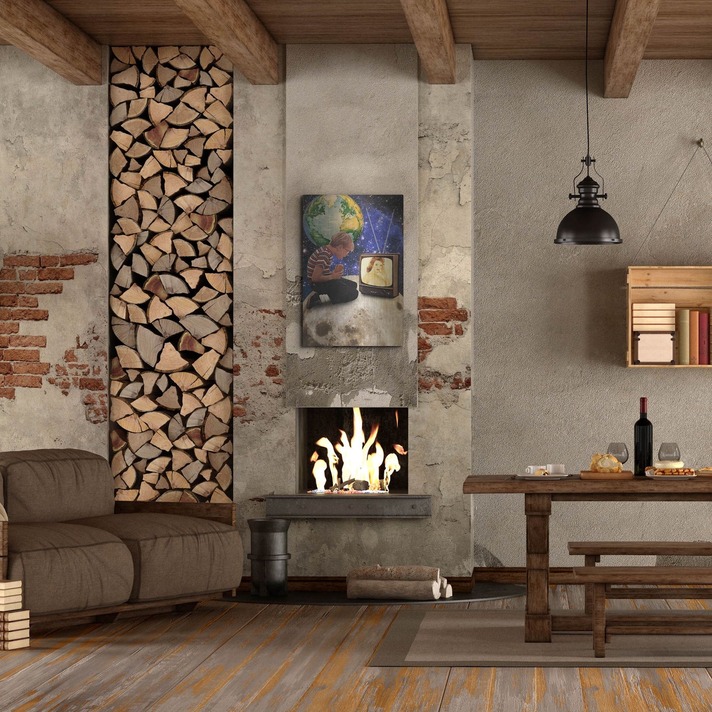 Luxe Metal Art 'Xposed' by Elo Marc, Metal Wall Art,24x36