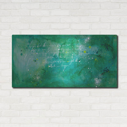 Luxe Metal Art 'April Nights' by Hanna Bruer, Metal Wall Art,48x24