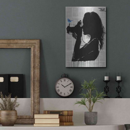 Luxe Metal Art 'The Vintage Shooter' by Loui Jover, Metal Wall Art,12x16