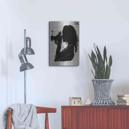 Luxe Metal Art 'The Vintage Shooter' by Loui Jover, Metal Wall Art,16x24