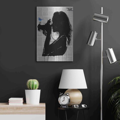 Luxe Metal Art 'The Vintage Shooter' by Loui Jover, Metal Wall Art,16x24