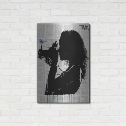 Luxe Metal Art 'The Vintage Shooter' by Loui Jover, Metal Wall Art,24x36