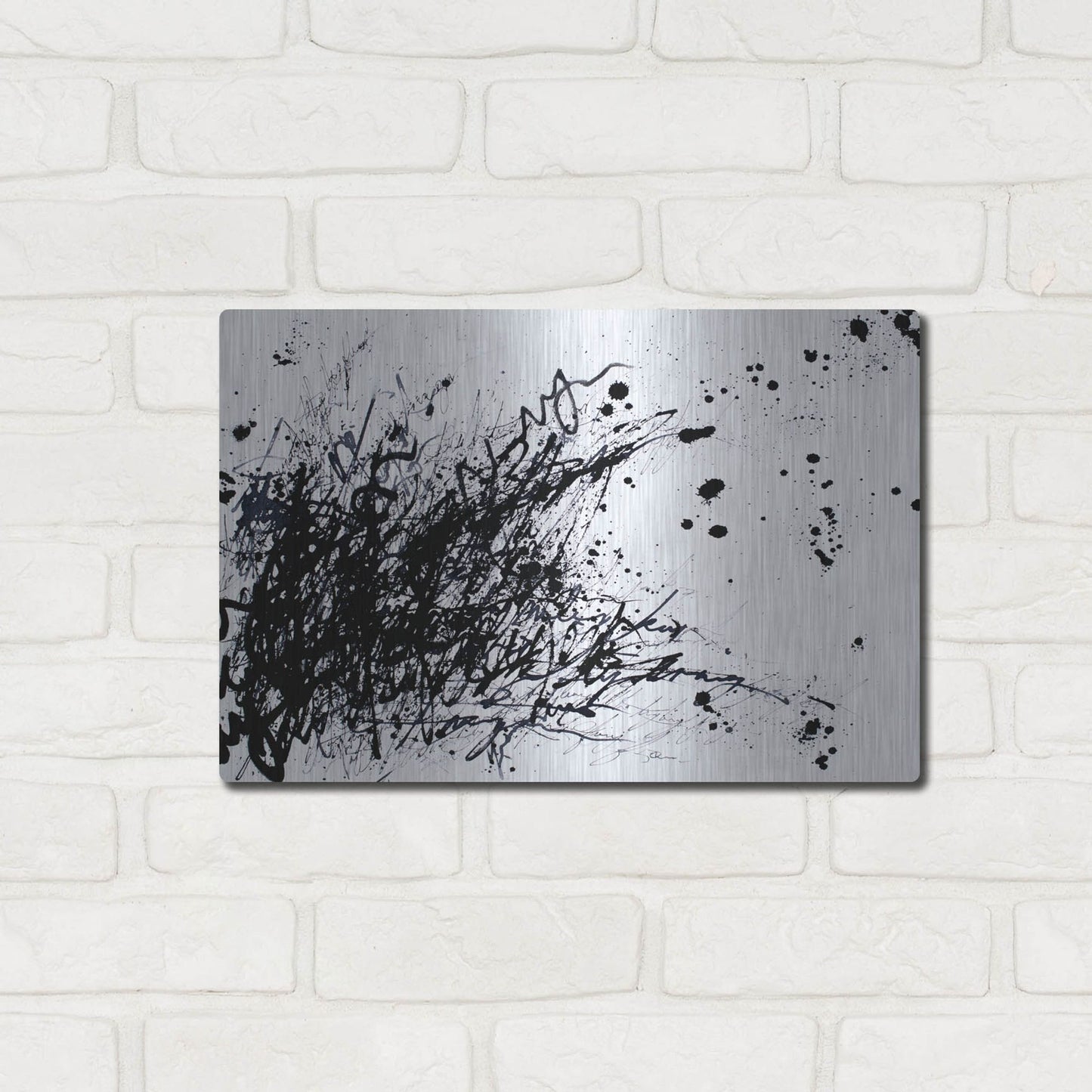 Luxe Metal Art 'Cougar Magnum Bullet' by Hanna Bruer, Metal Wall Art,16x12