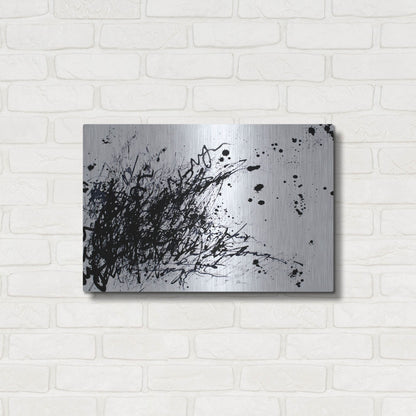 Luxe Metal Art 'Cougar Magnum Bullet' by Hanna Bruer, Metal Wall Art,24x16