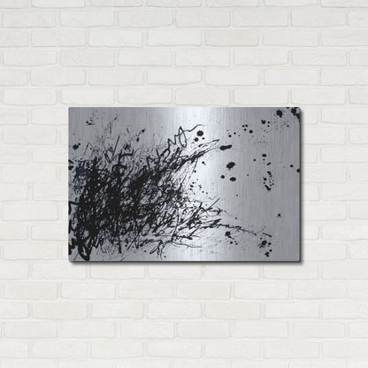 Luxe Metal Art 'Cougar Magnum Bullet' by Hanna Bruer, Metal Wall Art,36x24