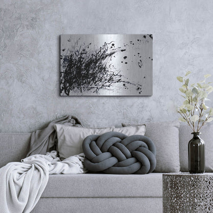 Luxe Metal Art 'Cougar Magnum Bullet' by Hanna Bruer, Metal Wall Art,36x24