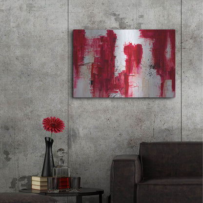 Luxe Metal Art 'Fifteen' by Hanna Bruer, Metal Wall Art,36x24