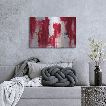 Luxe Metal Art 'Fifteen' by Hanna Bruer, Metal Wall Art,36x24