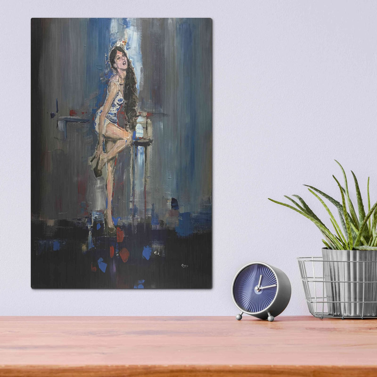 'Nicki' by Oscar Alvarez Pardo – Metal Wall Art, 12x16 room view