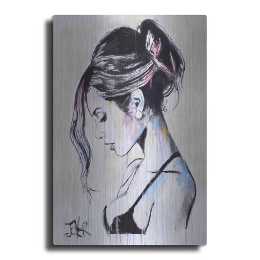 Luxe Metal Art 'Time Being' by Loui Jover, Metal Wall Art