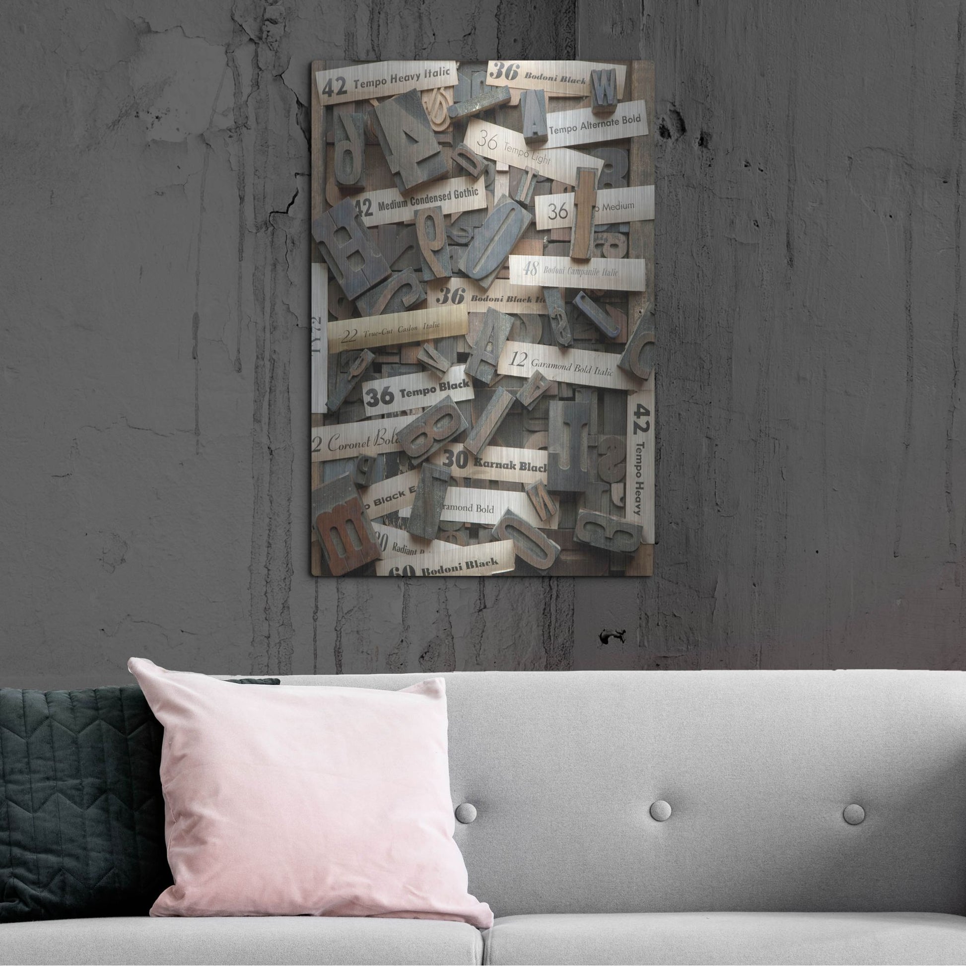 Luxe Metal Art 'Typography Photography 10' by Holli Conger, Metal Wall Art,24x36