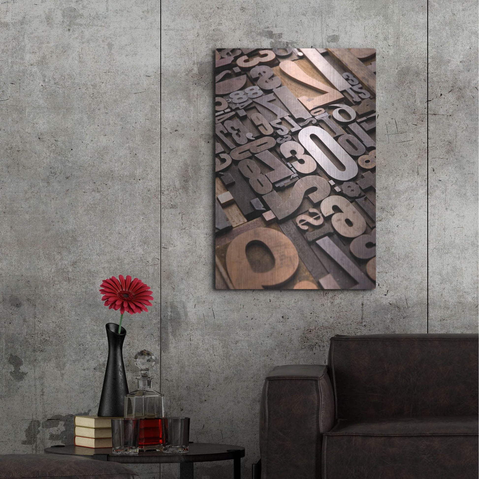 Luxe Metal Art 'Typography Photography 11' by Holli Conger, Metal Wall Art,24x36