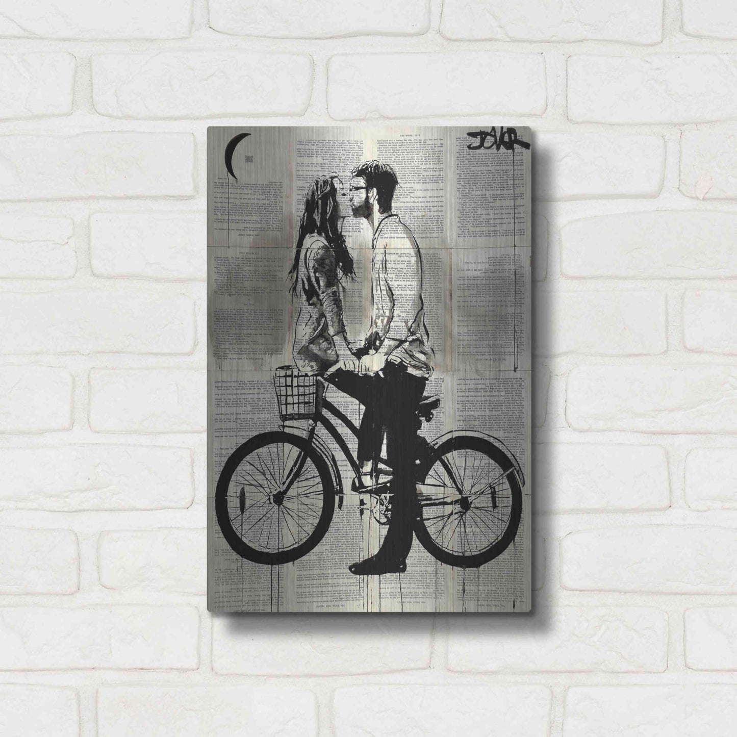 Luxe Metal Art 'Together' by Loui Jover, Metal Wall Art,12x16