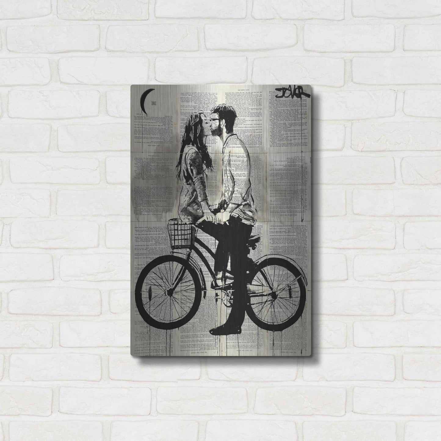 Luxe Metal Art 'Together' by Loui Jover, Metal Wall Art,16x24