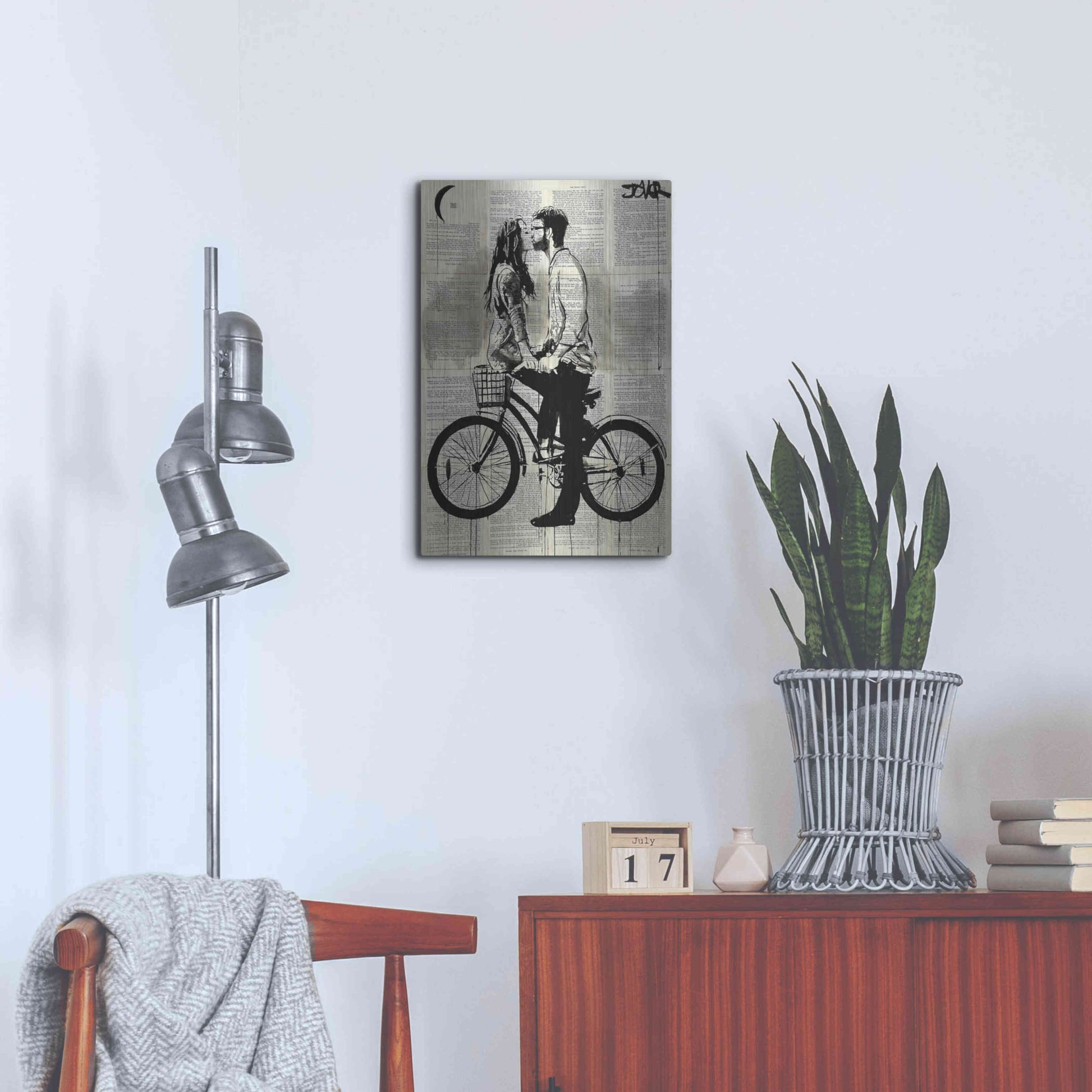 Luxe Metal Art 'Together' by Loui Jover, Metal Wall Art,16x24