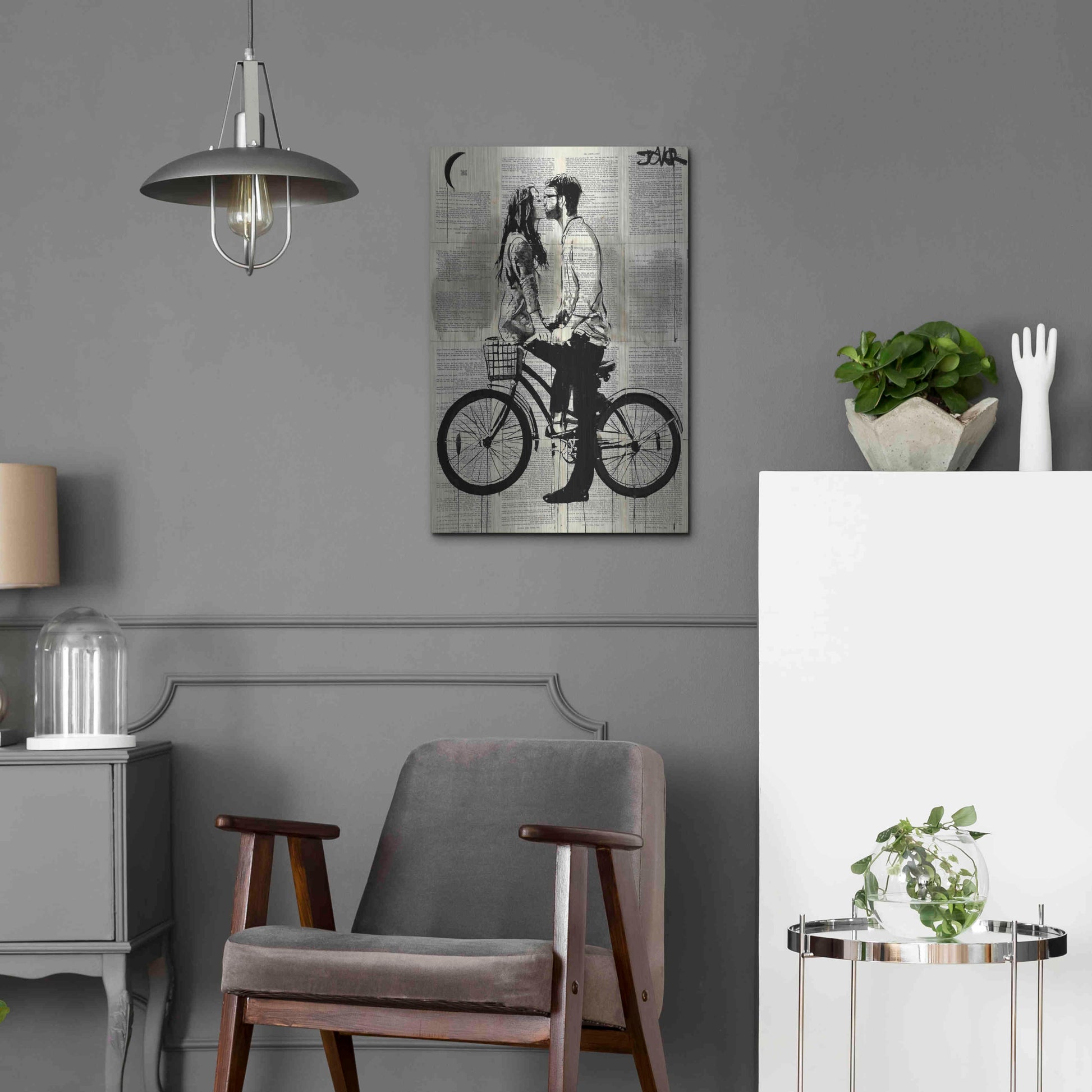 Luxe Metal Art 'Together' by Loui Jover, Metal Wall Art,16x24