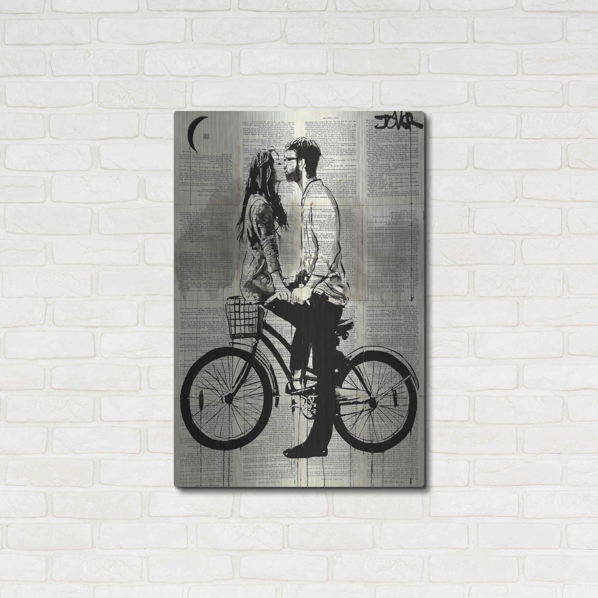 Luxe Metal Art 'Together' by Loui Jover, Metal Wall Art,24x36