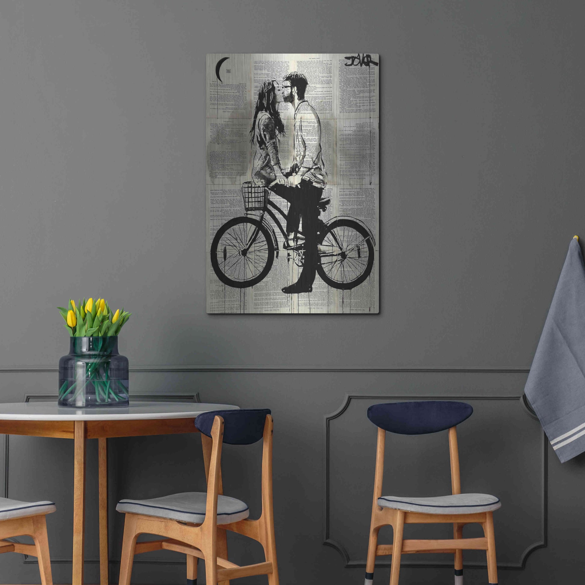 Luxe Metal Art 'Together' by Loui Jover, Metal Wall Art,24x36