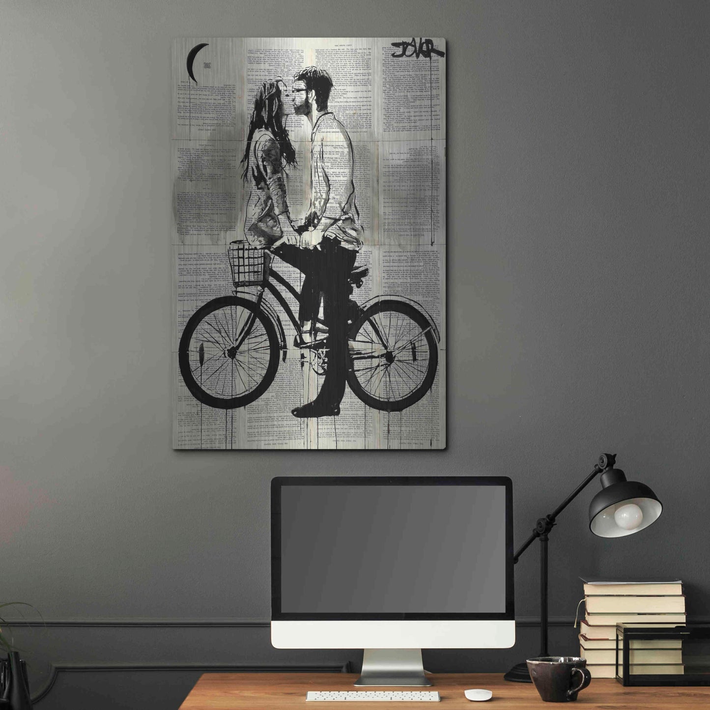 Luxe Metal Art 'Together' by Loui Jover, Metal Wall Art,24x36