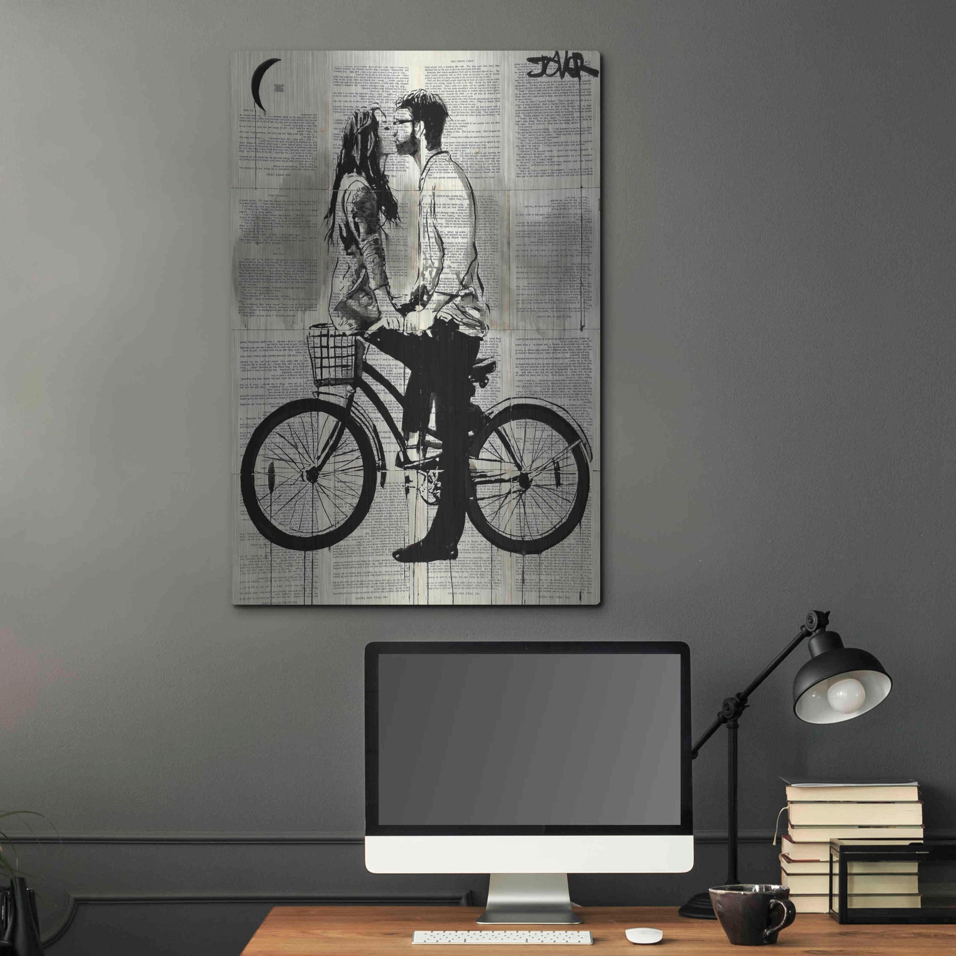 Luxe Metal Art 'Together' by Loui Jover, Metal Wall Art,24x36