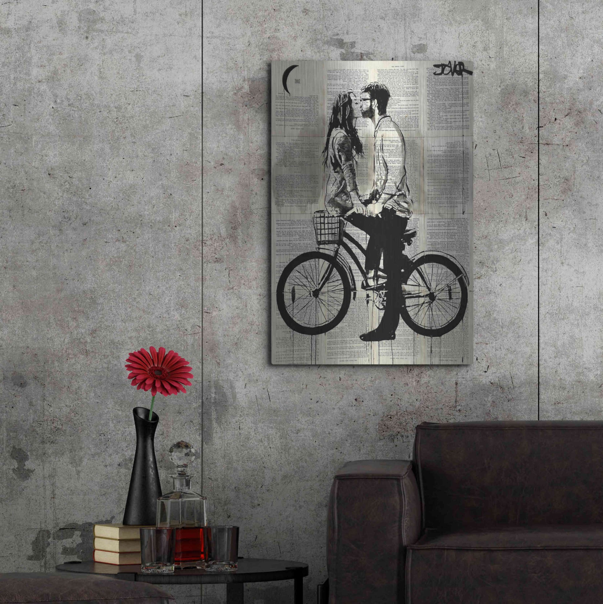 Luxe Metal Art 'Together' by Loui Jover, Metal Wall Art,24x36
