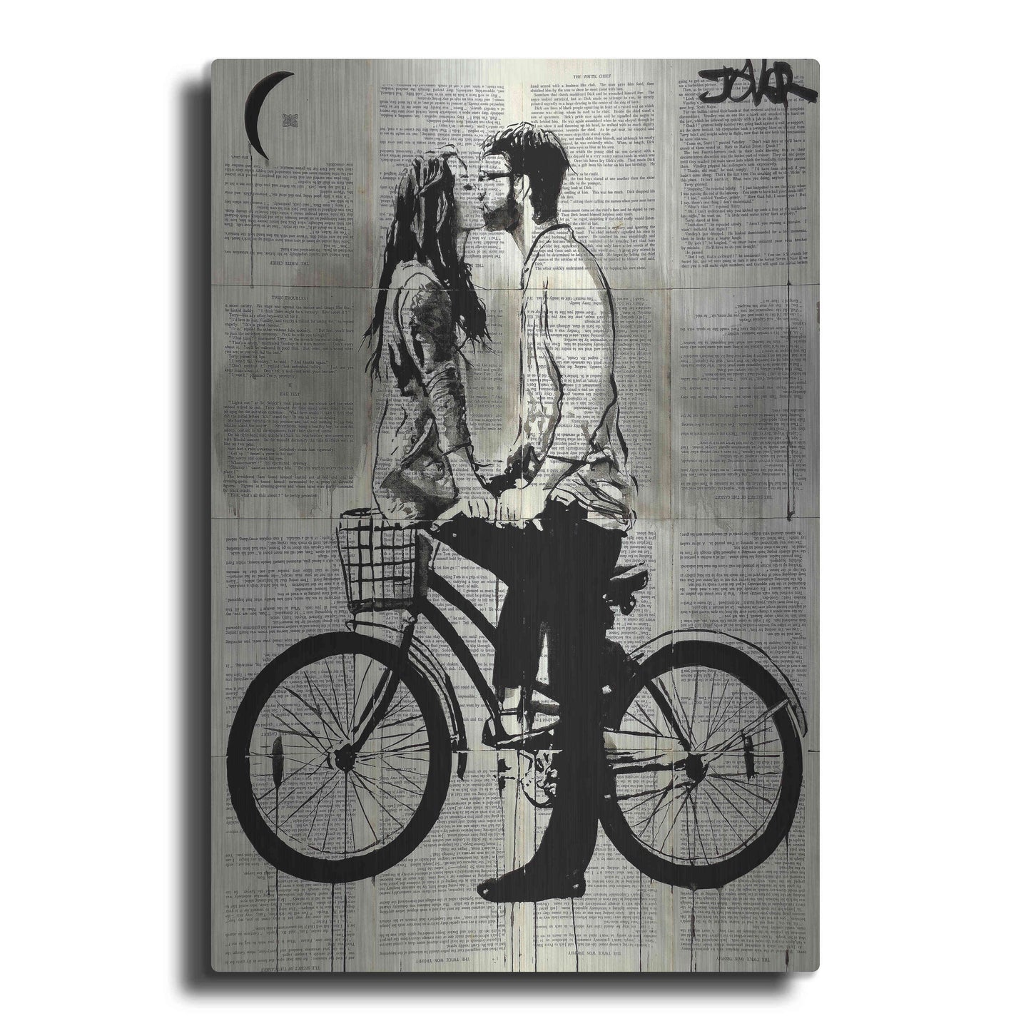 Luxe Metal Art 'Together' by Loui Jover, Metal Wall Art