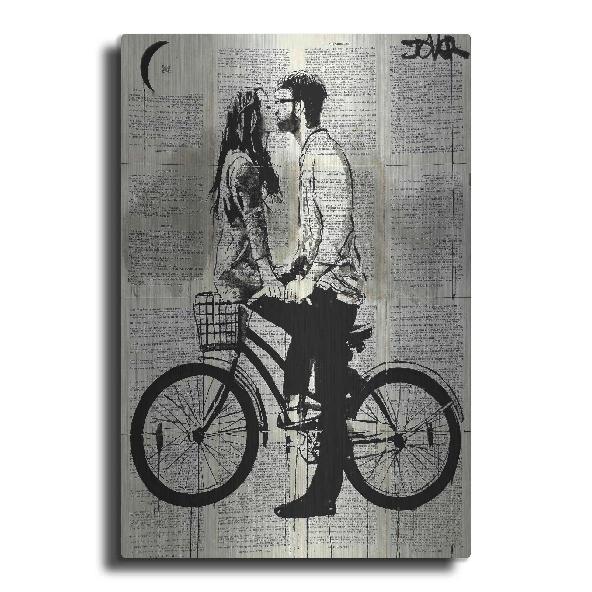 Luxe Metal Art 'Together' by Loui Jover, Metal Wall Art