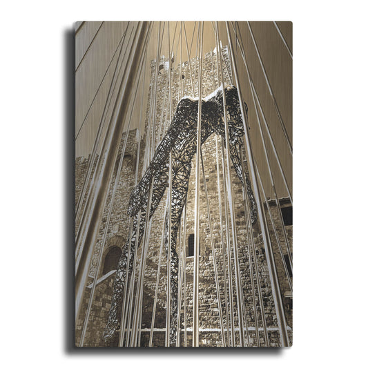 Luxe Metal Art 'Behold, Castellina' by IMB, Metal Wall Art