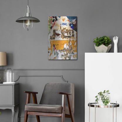 Luxe Metal Art 'Bus Poster Remnant Siena 1' by IMB, Metal Wall Art,16x24