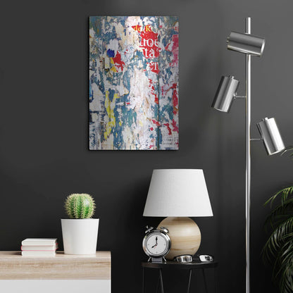 Luxe Metal Art 'Bus Poster Remnant Siena 3' by IMB, Metal Wall Art,16x24