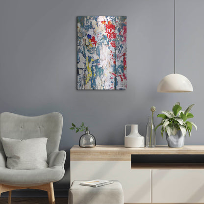 Luxe Metal Art 'Bus Poster Remnant Siena 3' by IMB, Metal Wall Art,16x24