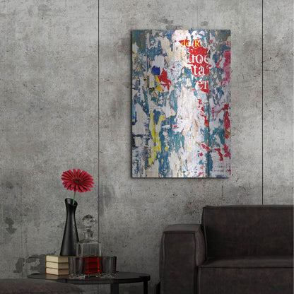 Luxe Metal Art 'Bus Poster Remnant Siena 3' by IMB, Metal Wall Art,24x36