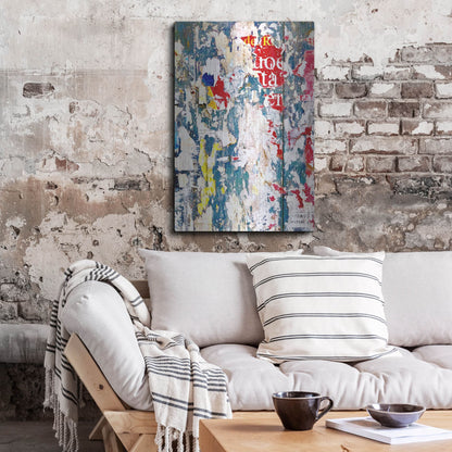 Luxe Metal Art 'Bus Poster Remnant Siena 3' by IMB, Metal Wall Art,24x36
