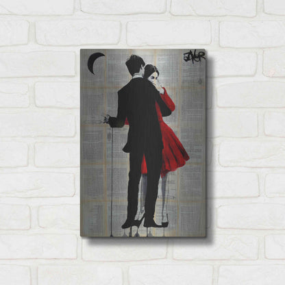 Luxe Metal Art 'True Romance' by Loui Jover, Metal Wall Art,12x16