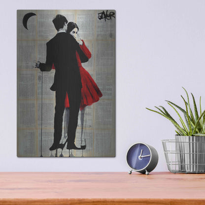 Luxe Metal Art 'True Romance' by Loui Jover, Metal Wall Art,12x16