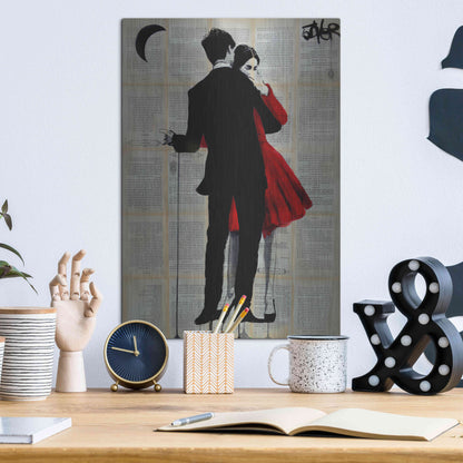 Luxe Metal Art 'True Romance' by Loui Jover, Metal Wall Art,12x16