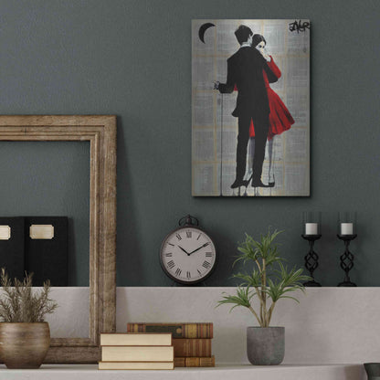 Luxe Metal Art 'True Romance' by Loui Jover, Metal Wall Art,12x16