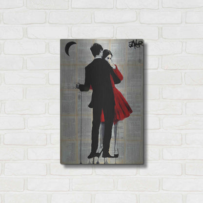 Luxe Metal Art 'True Romance' by Loui Jover, Metal Wall Art,16x24