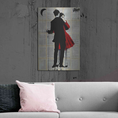 Luxe Metal Art 'True Romance' by Loui Jover, Metal Wall Art,24x36