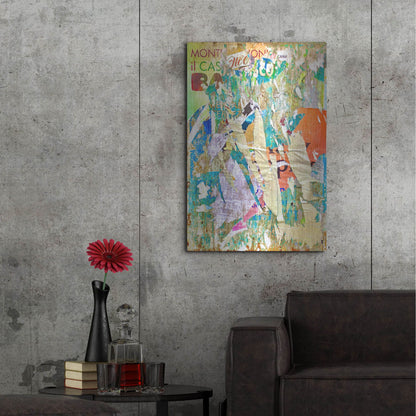 Luxe Metal Art 'Bus Poster Remnant Siena 12' by IMB, Metal Wall Art,24x36