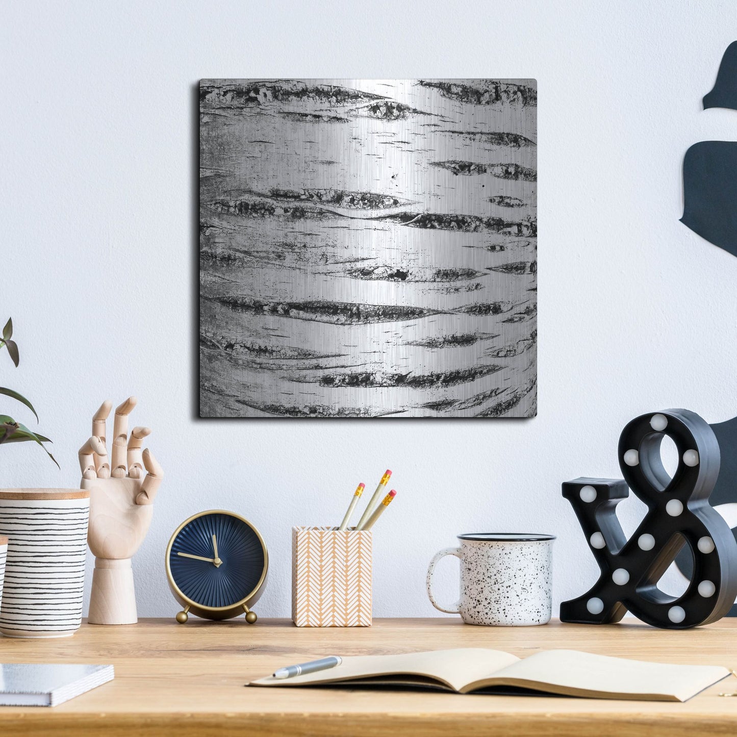 Luxe Metal Art 'Future Canoe' by IMB, Metal Wall Art,12x12